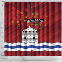 Kingston Shower Curtain Antiquitate Civilitate Humanitate