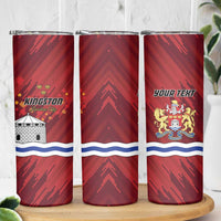 Personalised Kingston Skinny Tumbler Antiquitate Civilitate Humanitate
