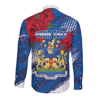 Personalised Windsor Long Sleeve Button Shirt The City of Roses