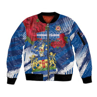 Personalised Windsor Sleeve Zip Bomber Jacket The City of Roses