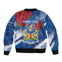 Personalised Windsor Sleeve Zip Bomber Jacket The City of Roses