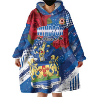 Personalised Windsor Wearable Blanket Hoodie The City of Roses