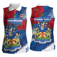 Personalised Windsor Women Sleeveless Polo Shirt The City of Roses
