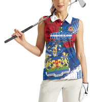 Personalised Windsor Women Sleeveless Polo Shirt The City of Roses