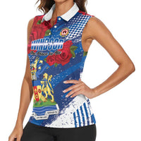 Personalised Windsor Women Sleeveless Polo Shirt The City of Roses