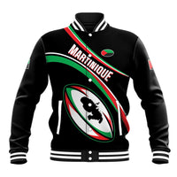 Custom Martinique Rugby Baseball Jacket Matinik Go Champions