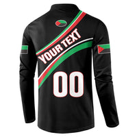 Custom Martinique Rugby Button Sweatshirt Matinik Go Champions