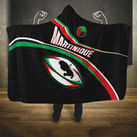 Martinique Rugby Hooded Blanket Matinik Go Champions