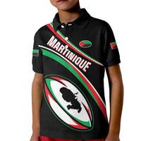Custom Martinique Rugby Kid Polo Shirt Matinik Go Champions