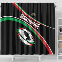 Martinique Rugby Shower Curtain Matinik Go Champions