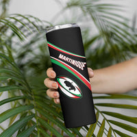 Custom Martinique Rugby Skinny Tumbler Matinik Go Champions