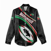 Custom Martinique Rugby Women Casual Shirt Matinik Go Champions