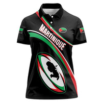 Custom Martinique Rugby Women Polo Shirt Matinik Go Champions