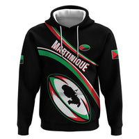 Custom Martinique Rugby Zip Hoodie Matinik Go Champions
