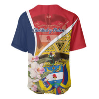 Colombia Independence Day Baseball Jersey Libertad y Orden Colombian Pattern - Wonder Print Shop