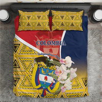 Colombia Independence Day Bedding Set Libertad y Orden Colombian Pattern - Wonder Print Shop