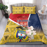 Colombia Independence Day Bedding Set Libertad y Orden Colombian Pattern - Wonder Print Shop