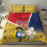 Colombia Independence Day Bedding Set Libertad y Orden Colombian Pattern - Wonder Print Shop