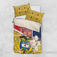 Colombia Independence Day Bedding Set Libertad y Orden Colombian Pattern - Wonder Print Shop