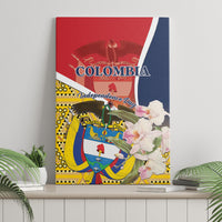 Colombia Independence Day Canvas Wall Art Libertad y Orden Colombian Pattern - Wonder Print Shop