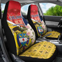 Colombia Independence Day Car Seat Cover Libertad y Orden Colombian Pattern - Wonder Print Shop