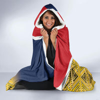 Colombia Independence Day Hooded Blanket Libertad y Orden Colombian Pattern