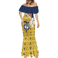 Colombia Independence Day Mermaid Dress Libertad y Orden Colombian Pattern - Wonder Print Shop