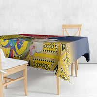 Colombia Independence Day Tablecloth Libertad y Orden Colombian Pattern - Wonder Print Shop