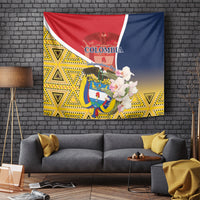 Colombia Independence Day Tapestry Libertad y Orden Colombian Pattern - Wonder Print Shop