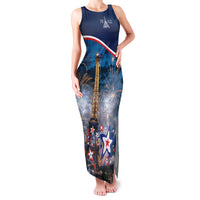 Personalized France Bastille Day Family Matching Tank Maxi Dress and Hawaiian Shirt Fete Nationale du 14 juillet - Wonder Print Shop