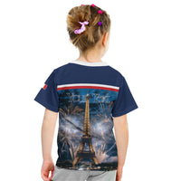 Personalized France Bastille Day Kid T Shirt Fete Nationale du 14 juillet - Wonder Print Shop