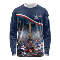 Personalized France Bastille Day Long Sleeve Shirt Fete Nationale du 14 juillet - Wonder Print Shop