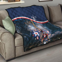 France Bastille Day Quilt Fete Nationale du 14 juillet - Wonder Print Shop