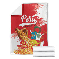 Peru Independence Day Blanket Feliz 28 de Julio Felices Fiestas Patrias