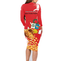 Peru Independence Day Family Matching Long Sleeve Bodycon Dress and Hawaiian Shirt Feliz 28 de Julio Felices Fiestas Patrias - Wonder Print Shop