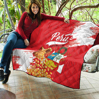 Peru Independence Day Quilt Feliz 28 de Julio Felices Fiestas Patrias - Wonder Print Shop