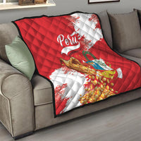 Peru Independence Day Quilt Feliz 28 de Julio Felices Fiestas Patrias - Wonder Print Shop