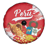 Peru Independence Day Spare Tire Cover Feliz 28 de Julio Felices Fiestas Patrias - Wonder Print Shop
