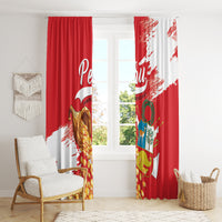 Peru Independence Day Window Curtain Feliz 28 de Julio Felices Fiestas Patrias - Wonder Print Shop
