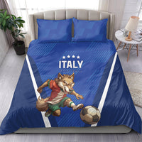 Italy 2024 Football Bedding Set 2024 Go Gli Azzurri - Wonder Print Shop