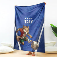 Italy 2024 Football Blanket 2024 Go Gli Azzurri