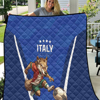 Italy 2024 Football Quilt 2024 Go Gli Azzurri - Wonder Print Shop