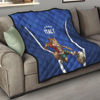 Italy 2024 Football Quilt 2024 Go Gli Azzurri - Wonder Print Shop