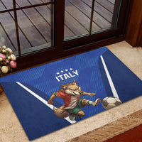 Italy 2024 Football Rubber Doormat 2024 Go Gli Azzurri - Wonder Print Shop