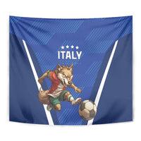 Italy 2024 Football Tapestry 2024 Go Gli Azzurri - Wonder Print Shop