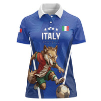 Custom Italy 2024 Football Women Polo Shirt 2024 Go Gli Azzurri - Wonder Print Shop