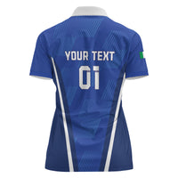 Custom Italy 2024 Football Women Polo Shirt 2024 Go Gli Azzurri - Wonder Print Shop