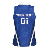 Custom Italy 2024 Football Women Sleeveless Polo Shirt 2024 Go Gli Azzurri - Wonder Print Shop