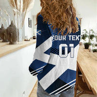 Custom Scotland 2024 Football Women Casual Shirt 2024 Go Champions - Wonder Print Shop