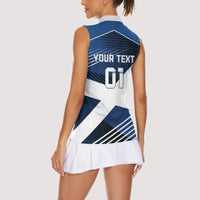 Custom Scotland 2024 Football Women Sleeveless Polo Shirt 2024 Go Champions - Wonder Print Shop
